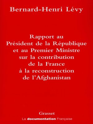cover image of Rapport au président de la république